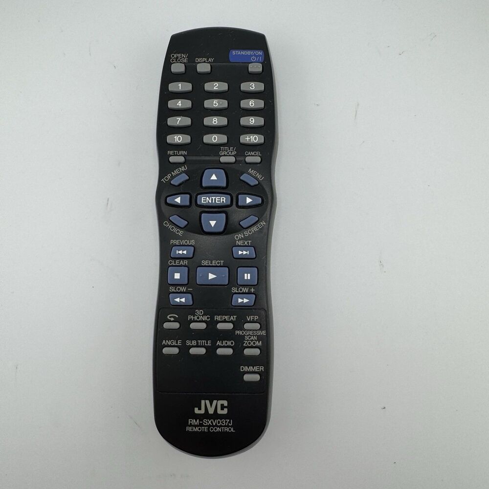 Genuine JVC RM-SXV037J Remote Control for DVD XV-N40BK XV-N44 XV-N44SL